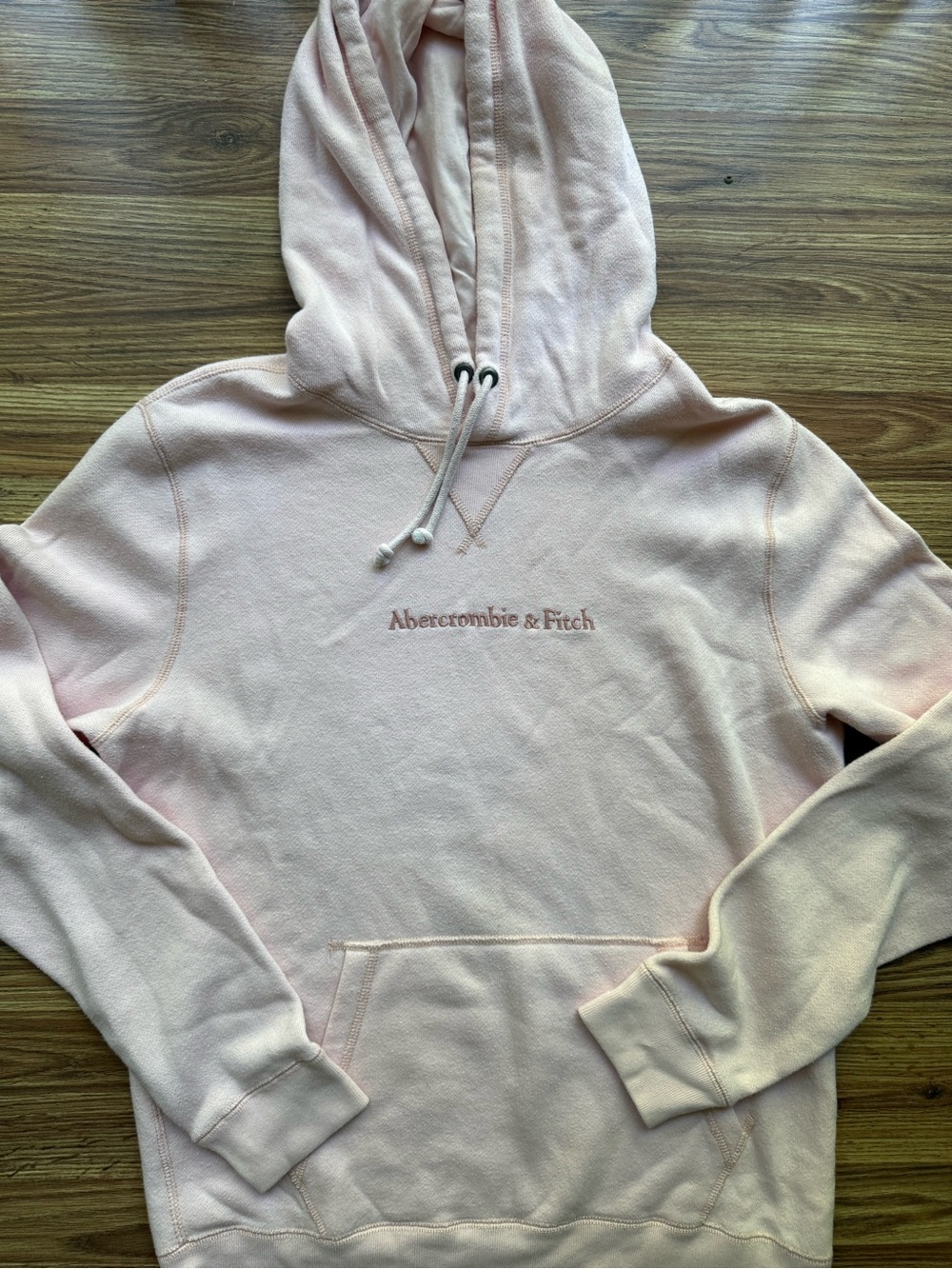Abercrombie & Fitch Light Pink Soft Fleece Hoodie